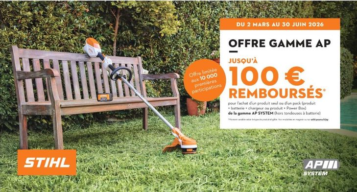OFFRE DE REMPBOURSEMENT GAMME AP 2026