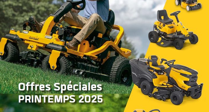 NOUVEAU CATALOGUE PROMOTIONNEL CUB CADET 2025
